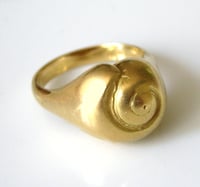Image 2 of Snail Shell Ring 18k