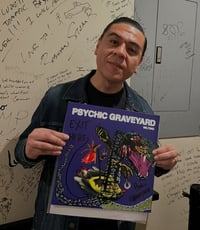 Image 1 of Psychic Graveyard 🪦 - Wilting 12 inch yellow vinyl  LP Styrofoam Records Artist Edition  