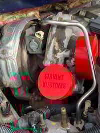 Image 2 of 2003-2007 6.0 Powerstroke turbo service covers (3)