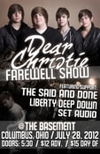 Image of Dear Christie Farewell Show Ticket 7/28/2012
