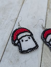 Image 2 of Santa Ghost earrings