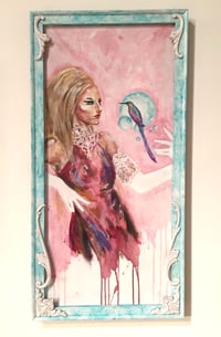 Image 1 of Hands of Light: A Good Witch series “Vera la Mellisuga” Original Painting (50% Discount Applied)