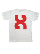 Image of Red X White Tee