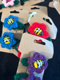 Image 1 of Flower/Insect Hair Clips