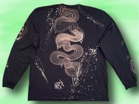 Image 2 of “OCTO MAMI” BLEACH PAINTED LONG SLEEVE T-SHIRT 2XL