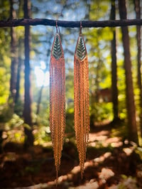 Image 1 of Moonlight Fern Earrings 