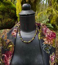 Image 2 of Garnet and Brass necklace 