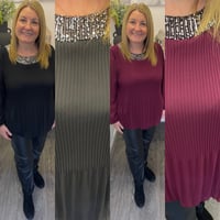 Pleated Sequin Top 
