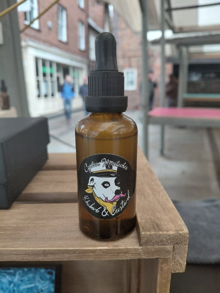 Image of 50ml Rhubarb & Custard Beard Oil copy