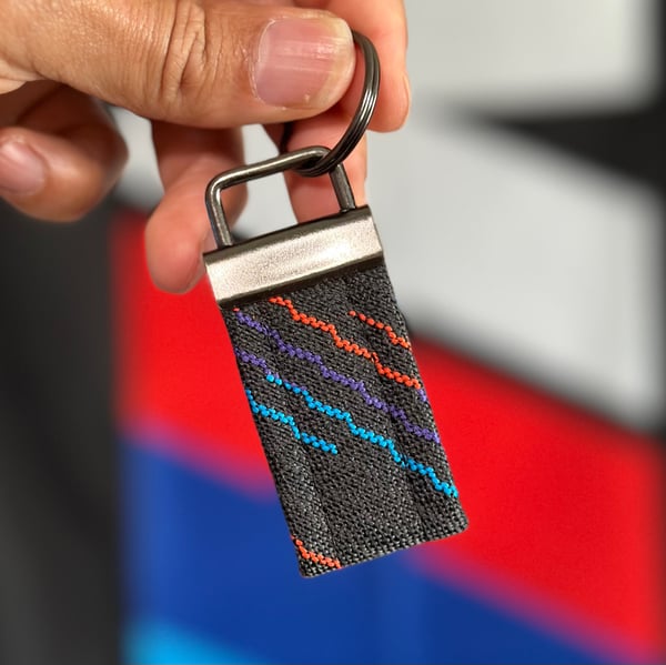 Image of ///M Cloth Lanyard Keychain