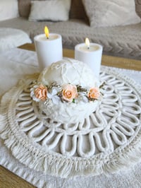 Image 2 of mini halo flowers corail