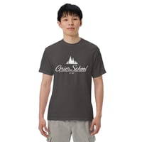 Image 2 of Unisex garment-dyed heavyweight t-shirt with white screen print Grier logo