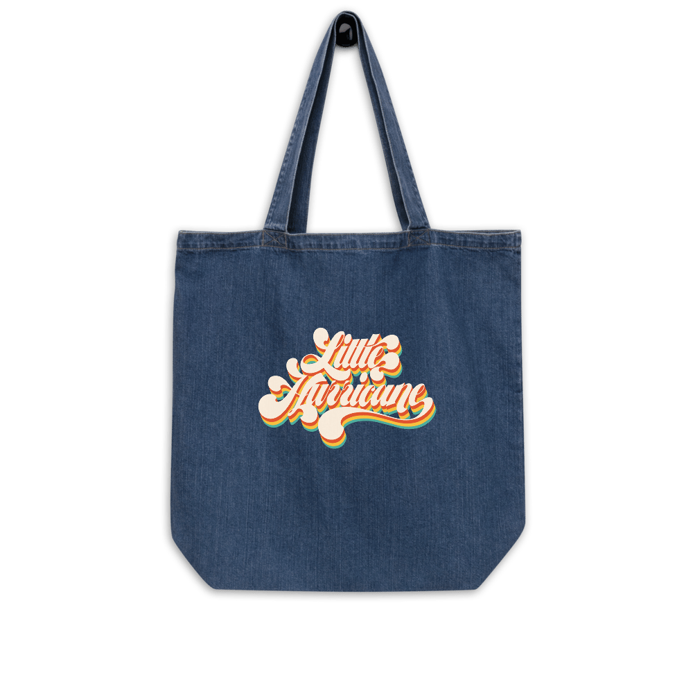 Image of Organic denim tote bag