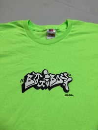 Image 2 of LIME GREEN OG THROWIE TEE