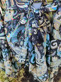 Image 15 of Pefkos co ord sarong set Jade and Gold