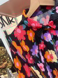 Image 2 of flower bell top with belt 
