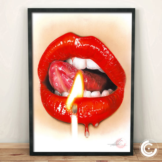 Image of Hot Lips Limited Edition Print