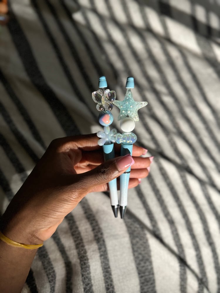 Image of Beaded Pens w Charms (spring/summer)