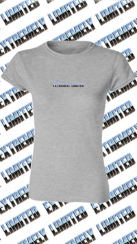 Image 2 of Chromefont softstyle ladies t-shirt