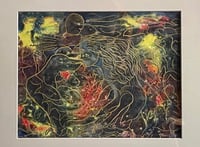 Image 3 of Mixed Media Fantasy Abstract Drawing