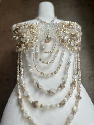 Image of Pearlescent Beaded Bralette