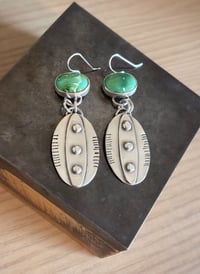 Image 2 of Verde Valley Turquoise Earrings 