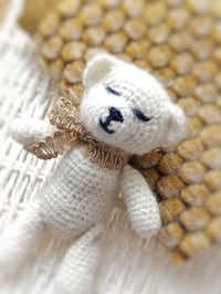 Image 1 of Knitted photoshooting cuddly toy for photoshoot | teddy bear | off white