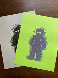 Image 1 of 'Feel It All' blockprints