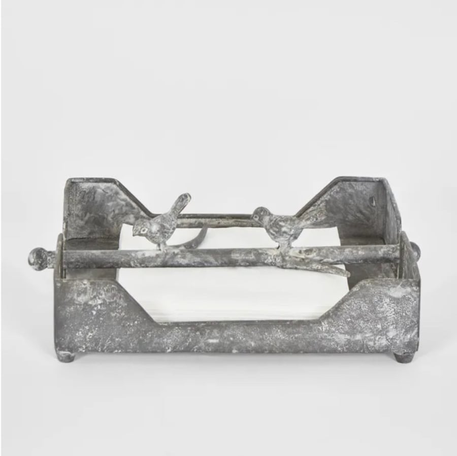 Image of Zinc Napkin Holder 