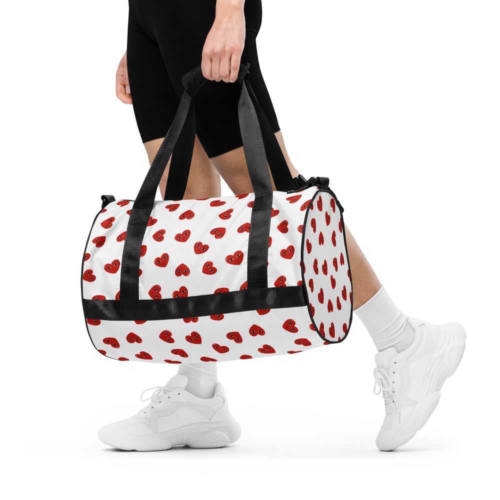 Image of Varna Heart - All-Over Print Gym Bag