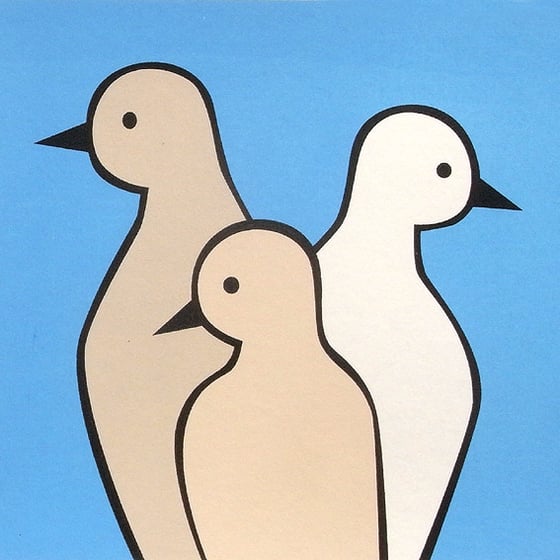 Image of 3 Birds Screen Print Limited Edition
