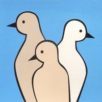 Image 1 of 3 Birds Screen Print Limited Edition