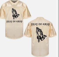  “Pray To Gwap” Creame Old English Jersey 