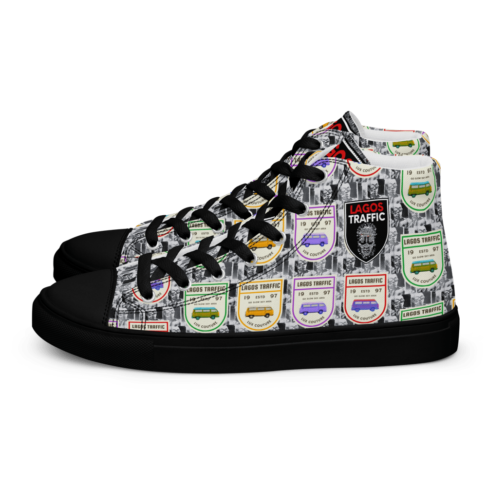 LASGIDI ELITE - MEN'S HIGH TOP CANVAS (LOGO MOSAIC)