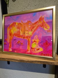 Image 2 of Smoke Break in Pink Framed Print