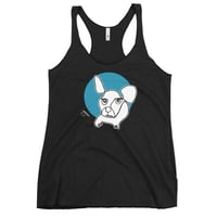 Image 1 of Women's Racerback Mouse Misfortune (Blue)