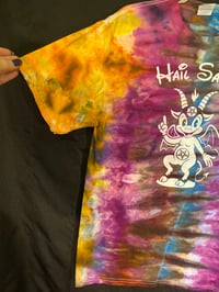 Image 2 of MEDIUM Hail Satan Tie Dye Shirt 1