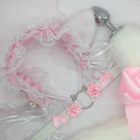 Image 2 of White / pink Kitten 🐾🐈‍⬛ petplay set 