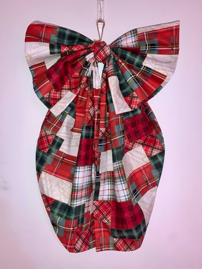 Image of Patchwork Christmas Bow