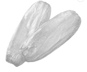 Image of plastic arm sleeves 