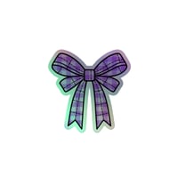 Image 6 of Holographic charm  sticker bow