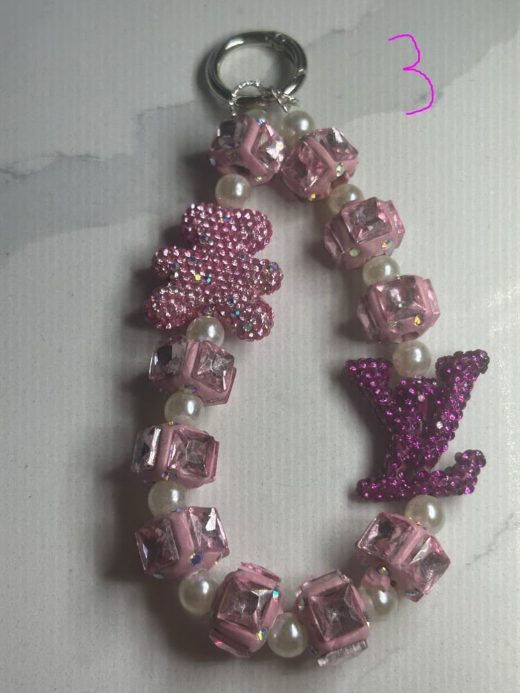 Image of bling phone charms 