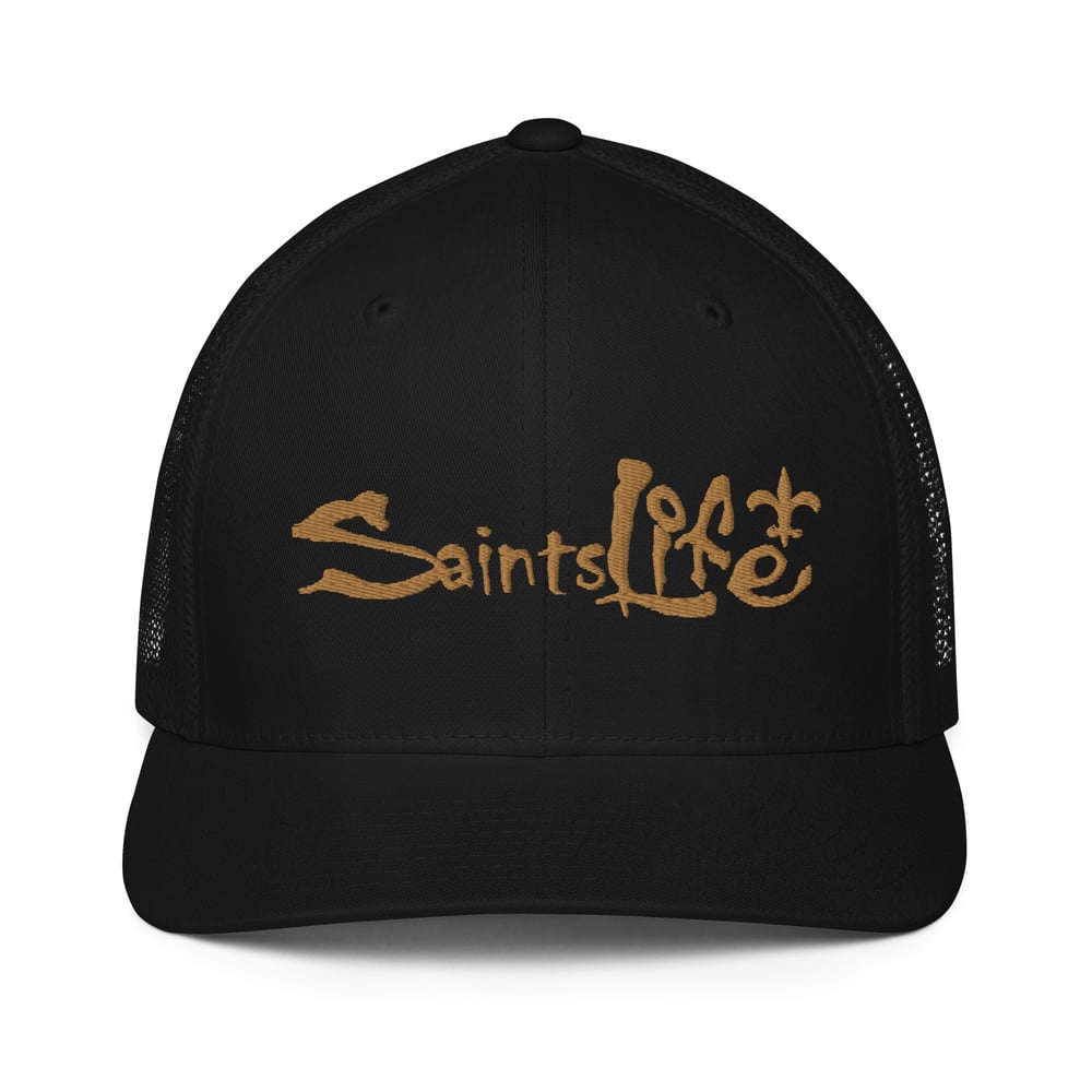 Image of Saints Life Mesh back trucker cap