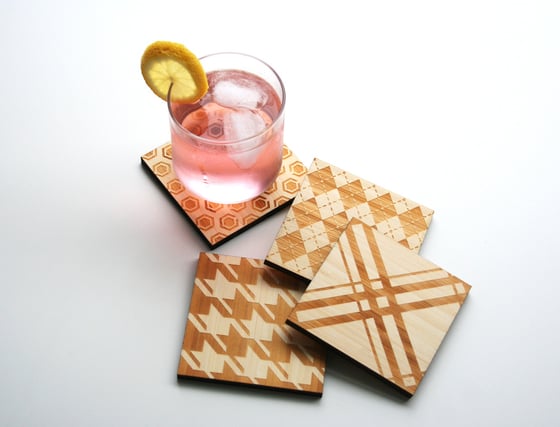 Image of Classic Textile Coasters: Variety Pack