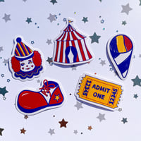 Image 2 of Circus Doodles Sticker Pack