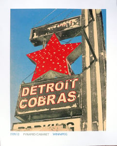 Image of Detroit Cobras Winnipeg Poster July 2012 - Cancelled Show