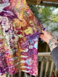 Image 3 of 2XL Godzilla Be Gay Do Crime Tie Dye Shirt E8