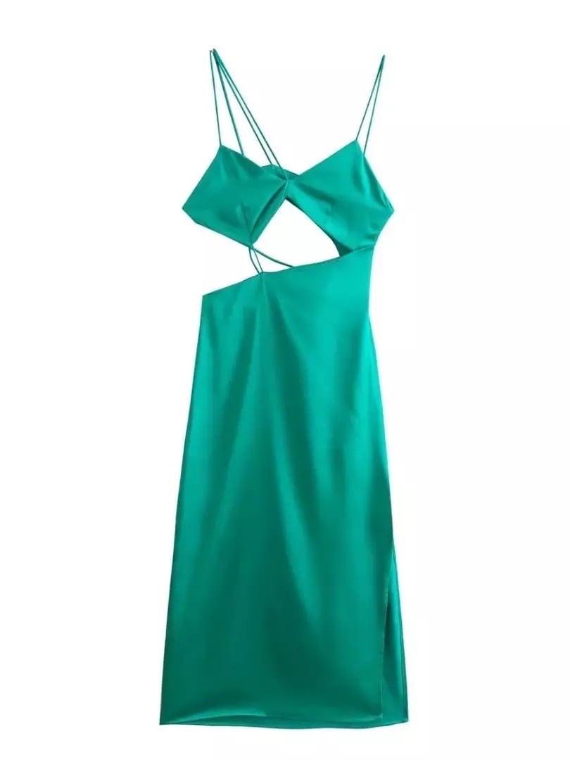 Image of 'Silky Strap' Dress (more colours) 