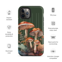 Image 5 of Colorful Mushroom Watercolor Mycology Nature Whimsical Tough Case for iPhone®