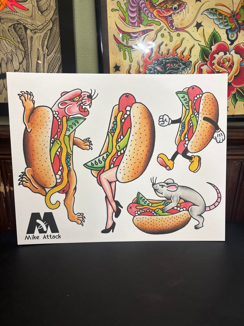 Image of Chicago dog sheet 